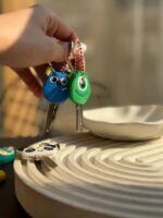 روکش کلید سیلیکونی فانتزی – قابل شستشو و با زنجیر آویز - تصویر 2