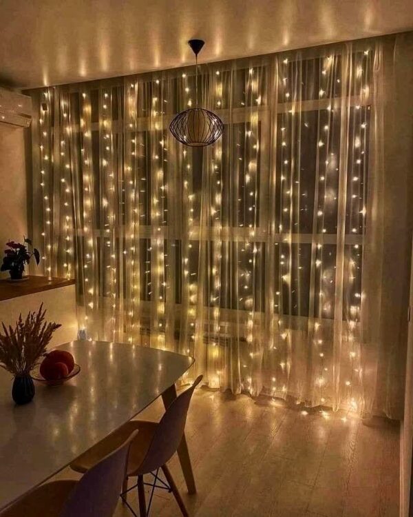 ریسه سوزنی پرده‌ای سه در سه متر - تصویر 1