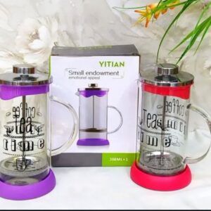 🌈 فرنچ پرس پایه سیلیکونی رنگی ۳۵۰ میل