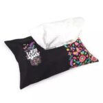 جا دستمال کاغذی مخملی با شعار مذهبی